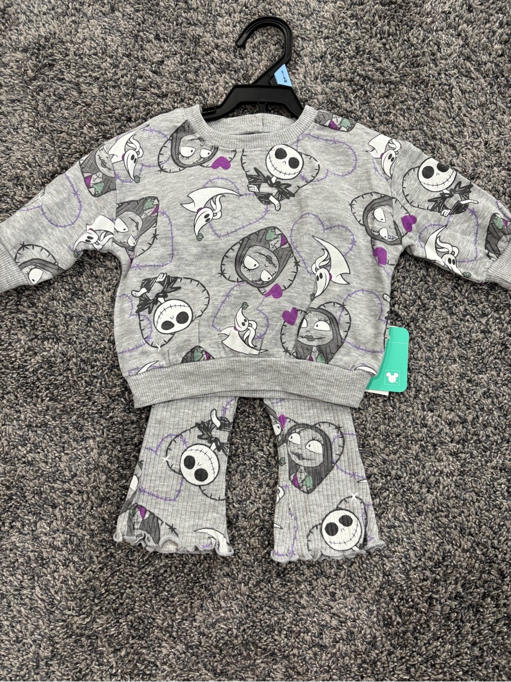 Disney Baby Teal Tag The Nightmare Before Christmas